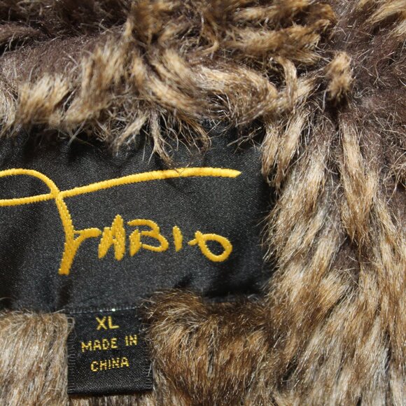 JEAN JACKET Fabio Faux Fur Lined Blue Denim Jacket Penny Lane - Picture 5 of 14